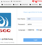Cara Setting OLT HSGQ Epon