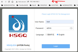 Cara Setting OLT HSGQ Epon